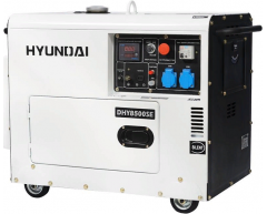 Дизельный генератор Hyundai DHY 8500 SE, 230 В, 6.5 кВт