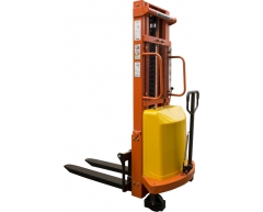 Штабелер гидравлический с электроподъемом Grost HED 10/30, 1000 Грузоподъемность, 3000 Высота подъема, 1150 Длина вил