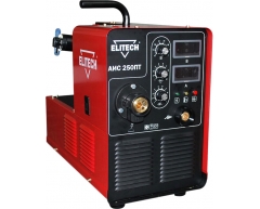 Инверторный сварочный полуавтомат Elitech АИС 250 ПТ, 400 В, 25 кг