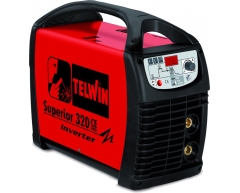 Сварочный инвертор Telwin Superior 320 CE VRD, 230/400 В, 10.2 кг, 10-270 А