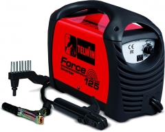 Сварочный инвертор Telwin Force 125 ACD+Welding Helmet, 230 В, 3.43 кг, 10-80 А