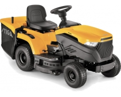 Садовый трактор Stiga Estate 3084 H, гидростатическая Тип трансмиссии, 84 Ширина скашивания, нет Боковой выброс, есть Мульчирование, 240 Объем травосборника, B&S Модель двигателя