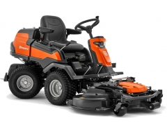 Садовый райдер Husqvarna R420TsX AWD (9676484-01), гидростатическая Тип трансмиссии, 103-122 Ширина скашивания, нет Боковой выброс, есть Мульчирование, Kawasaki Производитель двигателя, FS Модель двигателя