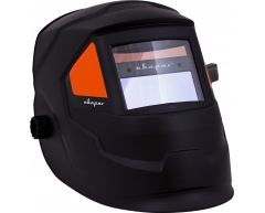 Маска сварщика Сварог SV II черная, 92x42 Размер экрана, 2 Количество сенсоров, 9-13 Степень затемнения, 0.48 Вес нетто