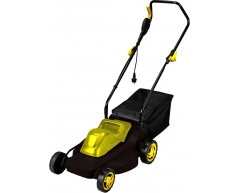 Газонокосилка электрическая Huter ELM 2000 T, несамоходная Тип передвижения, 43 см, нет Мульчирование, 45 л, электрический Тип двигателя