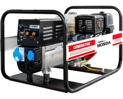 Сварочный бензиновый генератор Энерго EB 6.5/400 W220HDC (Польша), 230/400 В, 6.36 кВт