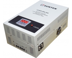 Стабилизатор напряжения электронный Suntek НН 12500 ВА, напольный Тип установки, 12.5 Максимальная мощность, 90-285 Диапазон стабилизации, 220 Выходное напряжение