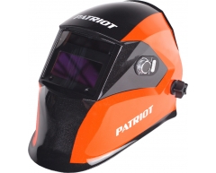 Маска сварщика Patriot 600 S, 98х43 Размер экрана, 2 Количество сенсоров, 9-13 Степень затемнения, 0.51 Вес нетто