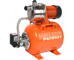 Насосная станция Patriot PW 850-24 INOX, чистая Назначение насоса, 50 л/мин, 30 м, 22 л, 850 Вт