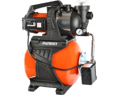 Насосная станция Patriot PW 850-24 ST, чистая Назначение насоса, 50 л/мин, 40 м, 24 л, 850 Вт