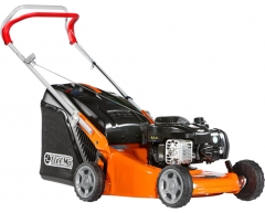 Газонокосилка бензиновая Oleo-Mac G 44 РВ COMFORT PLUS, несамоходная Тип передвижения, 41 см, нет Боковой выброс, нет Мульчирование, 70 л, B&S Модель двигателя