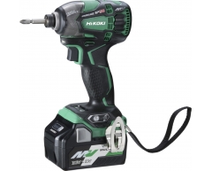 Шуруповерт аккумуляторный ударный HiKOKI WH 36 DB, 210 max, шестигранник Тип патрона, Li-Ion Тип аккумулятора, 36 Напряжение аккумулятора, 2.5 Емкость аккумулятора