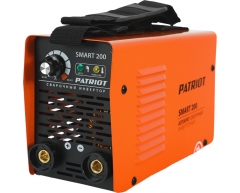 Сварочный инвертор Patriot Smart 200 MMA, 230 В, 2.8 кг, 20-180 А