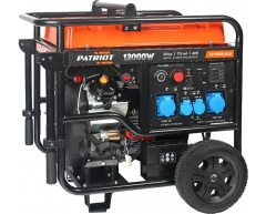 Бензиновый генератор Patriot GP 15010 ALE, 230 В, 11 кВт