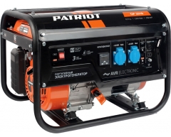 Бензиновый генератор Patriot GP 2510, 230 В, 2.0 кВт