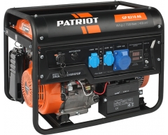 Бензиновый генератор Patriot GP 8210 AE, 230 В, 7.0 кВт