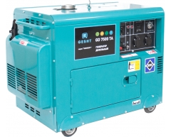 Дизельный генератор Gesht GD 7500 TA, 230 В, 7.0 кВт