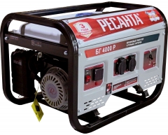 Бензиновый генератор Ресанта БГ 4000 Р, 230 В, 3.0 кВт