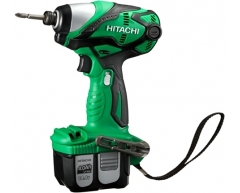 Шуруповерт аккумуляторный ударный Hitachi WH 14 DL2-RW, 165 max, шестигранник Тип патрона, Li-Ion Тип аккумулятора, 14.4 Напряжение аккумулятора, 4.0 Емкость аккумулятора