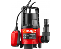 Насос дренажный ЗУБР НПГ-М1-550, грязная Назначение насоса, 160 л/мин, 550 Вт