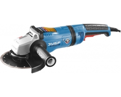 Угловая шлифмашина ЗУБР УШМ-П180-2100 ПВ, 180 мм, 2100 Вт, 8000 об/мин