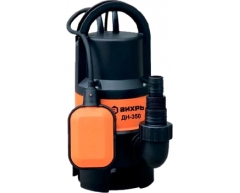 Насос дренажный Вихрь ДН-350, грязная Назначение насоса, 8000 л/мин, 5 м, 350 Вт