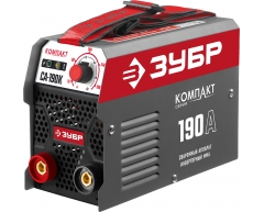 Сварочный инвертор ЗУБР СА-190К, 230 В, 3.8 кг, 20-190 А