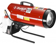 Тепловая пушка дизельная ЗУБР ДП-К5-15000, 14 кВт, 300 м3/ч, отсутствует л, дизельное Вид топлива