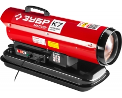 Тепловая пушка дизельная ЗУБР ДП-К7-30000-Д, 30 кВт, 400 м3/ч, 18.5 л, дизельное Вид топлива