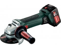 Аккумуляторная угловая шлифмашина Metabo W 18 LTX 125 (2x5.2 Ач), 125 Диаметр диска, Li-Ion Тип аккумулятора, 18 Напряжение аккумулятора, 5.2 Емкость аккумулятора