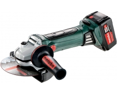 Аккумуляторная угловая шлифмашина Metabo W 18 LTX 150 (2x5.2 Ач), 150 Диаметр диска, Li-Ion Тип аккумулятора, 18 Напряжение аккумулятора, 5.2 Емкость аккумулятора