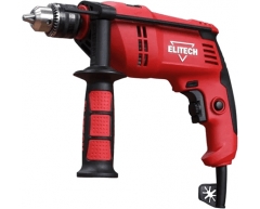 Дрель ударная Elitech ДУ 800 РЭ, 30 max, 13 max, 800 Мощность