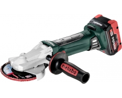 Аккумуляторная угловая шлифмашина Metabo WF 18 LTX 125 Quick (2x5.5 Ач), 125 Диаметр диска, LiHD Тип аккумулятора, 18 Напряжение аккумулятора, 5.5 Емкость аккумулятора