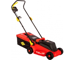 Газонокосилка электрическая DDE LME 3212, несамоходная Тип передвижения, 32 см, нет Мульчирование, 27 л, электрический Тип двигателя