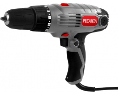 Шуруповерт сетевой Ресанта СШ-550-2, 550 Мощность, 0-450/1500 Частота вращения