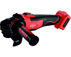 Аккумуляторная угловая шлифмашина Elitech МШУ 18 БЛ (Е2213.001.00) без АКБ, 125 Диаметр диска, Li-Ion Тип аккумулятора, 18 Напряжение аккумулятора