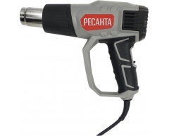 Фен строительный Ресанта ФЭ-2000К, 50-550 Рабочая температура, 300-500 Поток воздуха, 2000 Мощность