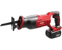 Сабельная пила аккумуляторная Elitech ПСА 18 СЛ (Е2206.001.01), 40 max, 5 max, Li-Ion Тип аккумулятора, 18 Напряжение аккумулятора, 4.0 Емкость аккумулятора