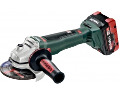 Аккумуляторная угловая шлифмашина Metabo WB 18 LTX BL 125 Quick (2x8.0 Ач), 125 Диаметр диска, LiHD Тип аккумулятора, 18 Напряжение аккумулятора, 8.0 Емкость аккумулятора