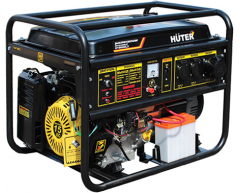 Бензиновый генератор Huter DY 8000 LX, 230 В, 6.5 кВт