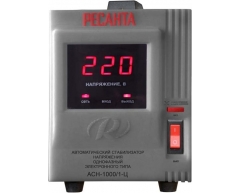 Стабилизатор напряжения электронный Ресанта АСН 1000 1-Ц, напольный Тип установки, 1.0 Максимальная мощность, 140-260 Диапазон стабилизации, 220 Выходное напряжение