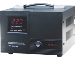 Стабилизатор напряжения электромеханический Ресанта АСН 1000 1-ЭМ, напольный Тип установки, 1.0 Максимальная мощность, 140-260 Диапазон стабилизации, 220 Выходное напряжение