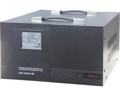 Стабилизатор напряжения электромеханический Ресанта АСН 10000 1-ЭМ, напольный Тип установки, 10 Максимальная мощность, 140-260 Диапазон стабилизации, 220 Выходное напряжение