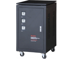 Стабилизатор напряжения электромеханический Ресанта АСН 80000/3-ЭМ, напольный Тип установки, 80 Максимальная мощность, 240-430 Диапазон стабилизации, 380 Выходное напряжение