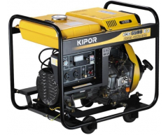 Дизельный генератор Kipor KDE 6500 E3, 400/230 В, 4.8 кВт