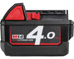 Аккумулятор Milwaukee M14 B4, Li-Ion Тип аккумулятора, 14 Напряжение аккумулятора, 4.0 Емкость аккумулятора