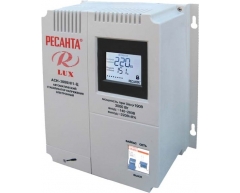 Стабилизатор напряжения электронный Ресанта АСН 3000 Н 1-Ц Lux, настенный Тип установки, 3.0 Максимальная мощность, 140-260 Диапазон стабилизации, 220 Выходное напряжение