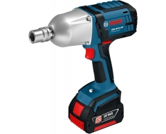 Аккумуляторный ударный гайковерт Bosch GDS 18 V-LI HT Professional, 650 max, квадрат Тип патрона, Li-Ion Тип аккумулятора, 18 Напряжение аккумулятора, 4.0 Емкость аккумулятора