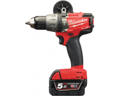 Дрель-шуруповерт аккумуляторная ударная Milwaukee M18 FPD-502X Fuel, 135 max, 45 max, 13 max, Li-Ion Тип аккумулятора, 18 Напряжение аккумулятора, 5.0 Емкость аккумулятора