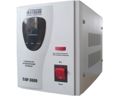 Стабилизатор напряжения электронный Rucelf Стабик СТАР 3000, напольный Тип установки, 3.0 Максимальная мощность, 140-265 Диапазон стабилизации, 220 Выходное напряжение